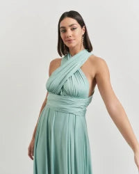 Vestido Longo Milformas Menta