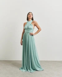 Vestido Longo Milformas Menta