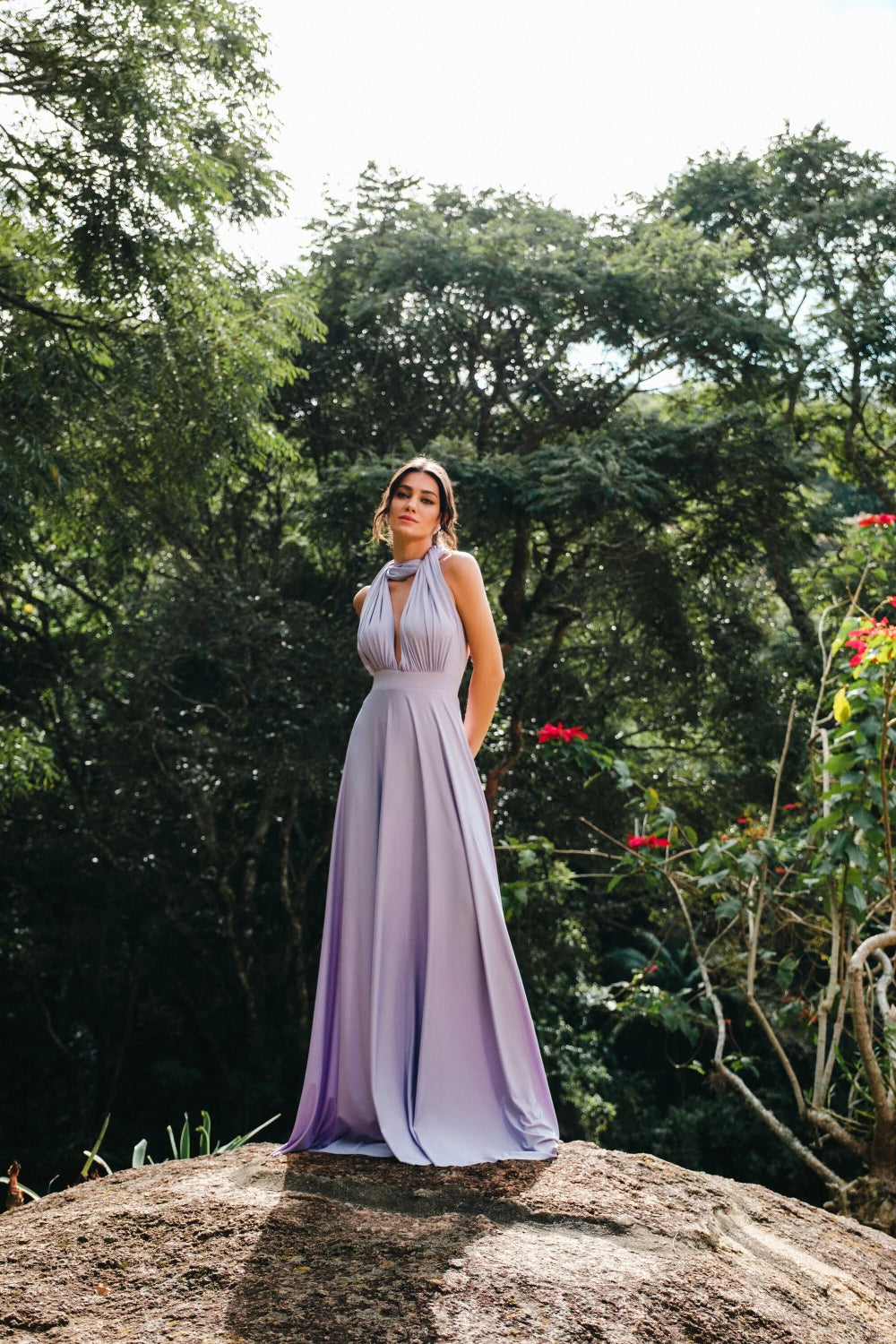 Vestido Longo Milformas Lilás