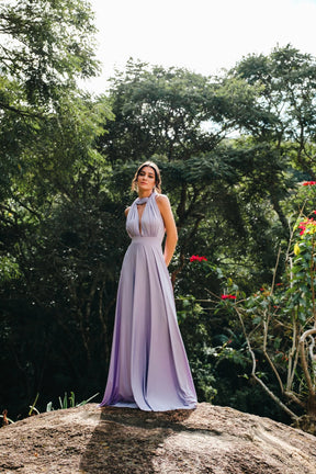 Vestido Longo Milformas Lilás