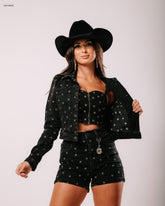 Short jeans estrela - Ana Castela