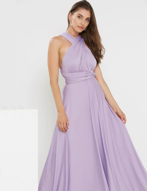 Vestido Longo Milformas Lilás