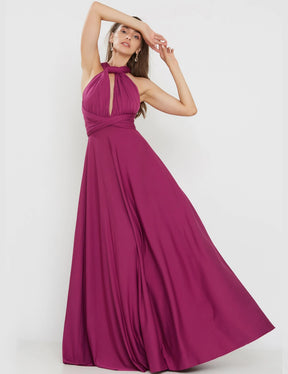 Vestido Longo Infinity Fúcsia