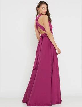 Vestido Longo Infinity Fúcsia