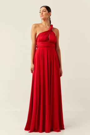 Vestido Longo Milformas Vermelho