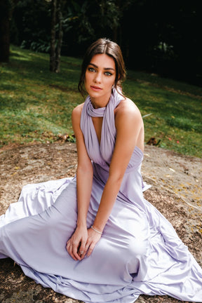 Vestido Longo Milformas Lilás