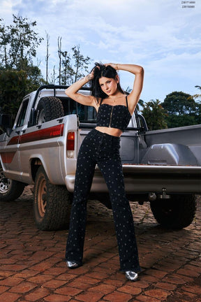 Top estrela jeans  - Ana Castela