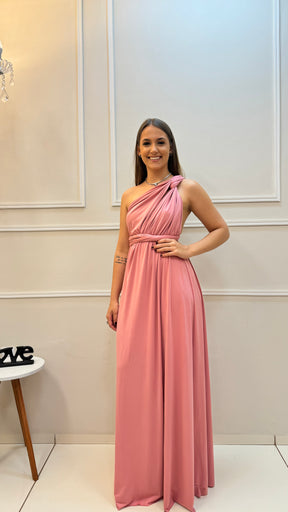 Vestido Longo Rose