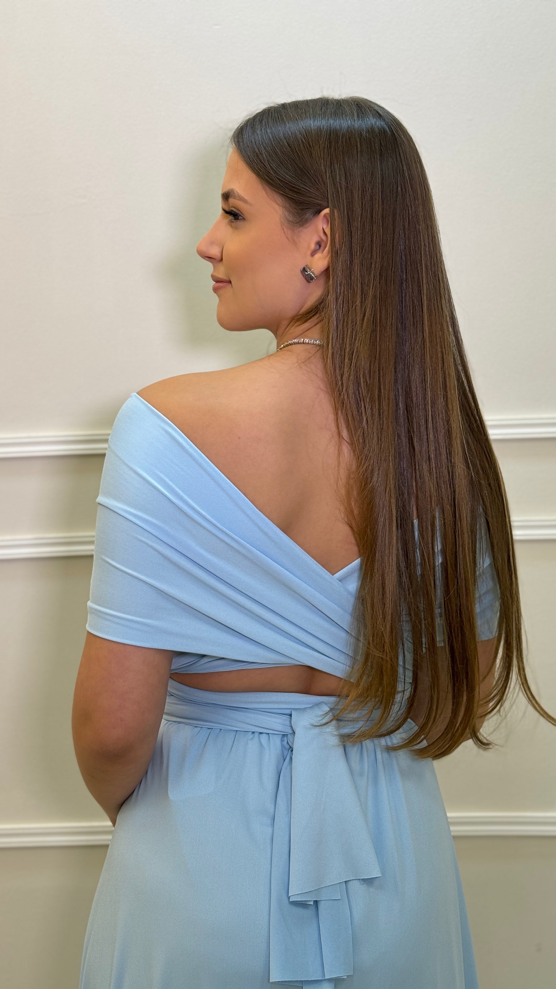 Vestido Longo Azul serenity