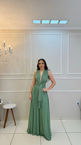 Vestido Longo Vede Claro