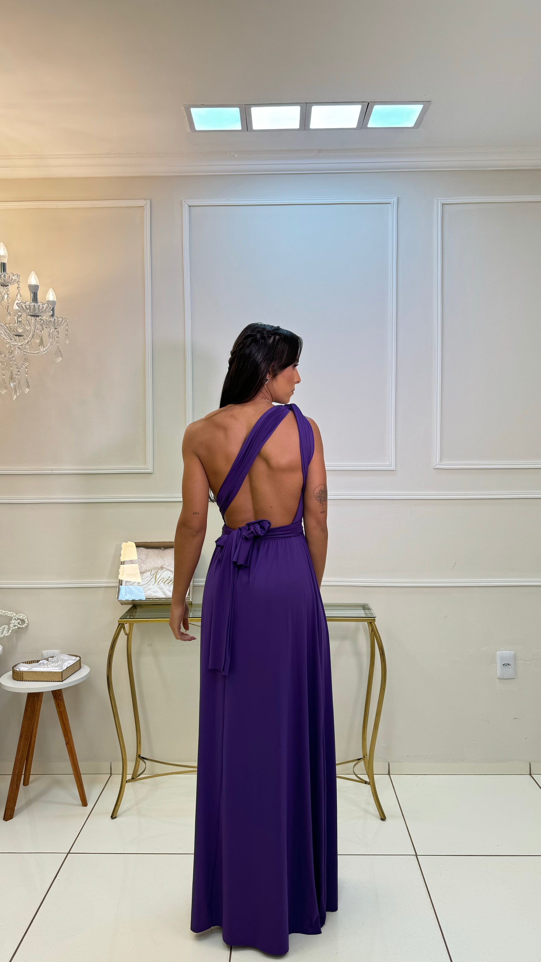 Vestido Longo Violeta