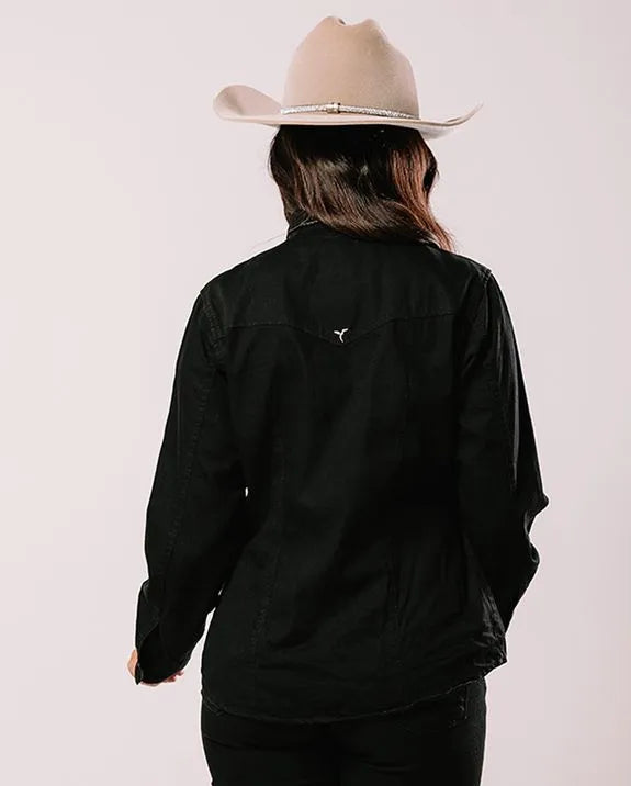 Camisa feminina manga longa